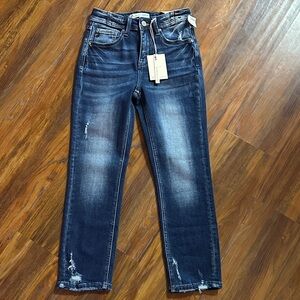 KanCan High Rise Straight Crop Size 23 BNWT